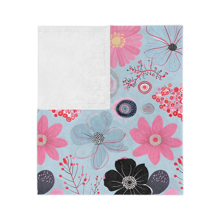 Velveteen Microfiber Blanket (One Side Print)