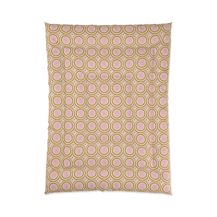 Boho Chic Comforter | Vibrant Geometric Bedspread, Cozy Bedding for Home Decor, Great for Gifts, Dorm Room, Summer Vibes, Festivals
