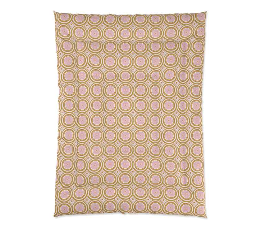 Boho Chic Comforter | Vibrant Geometric Bedspread, Cozy Bedding for Home Decor, Great for Gifts, Dorm Room, Summer Vibes, Festivals