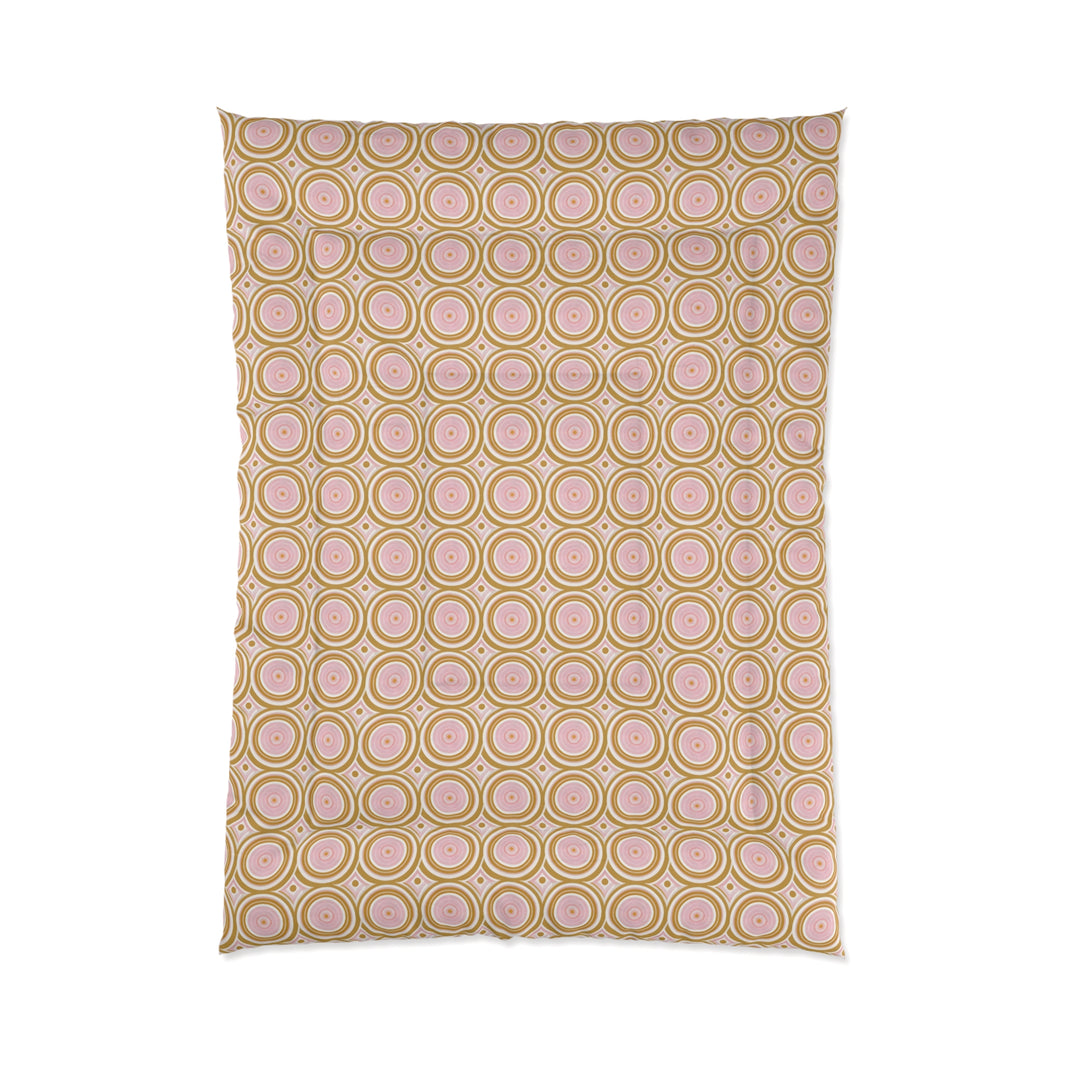 Boho Chic Comforter | Vibrant Geometric Bedspread, Cozy Bedding for Home Decor, Great for Gifts, Dorm Room, Summer Vibes, Festivals