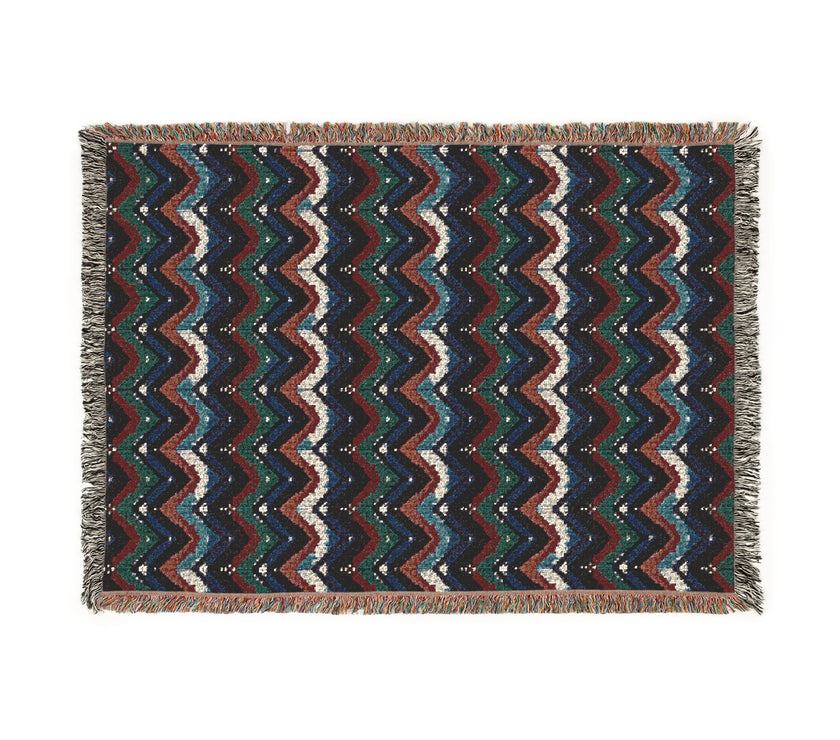 Woven Blanket, Colorful Throw Blanket, Home Decor, Cozy Sofa Accent, Unique Gift Idea