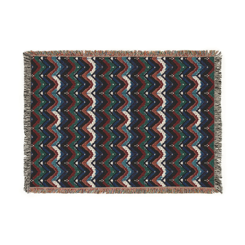 Woven Blanket, Colorful Throw Blanket, Home Decor, Cozy Sofa Accent, Unique Gift Idea