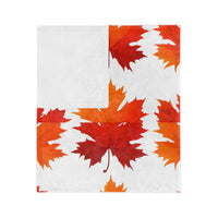 Maple Leaf  Velveteen Microfiber Blanket