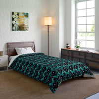 Geometric Pattern Comforter - Cozy Bedding for Home Decor, Modern Bedroom, Gift for New Homeowners, Stylish Room Makeover, Perfect for Bed