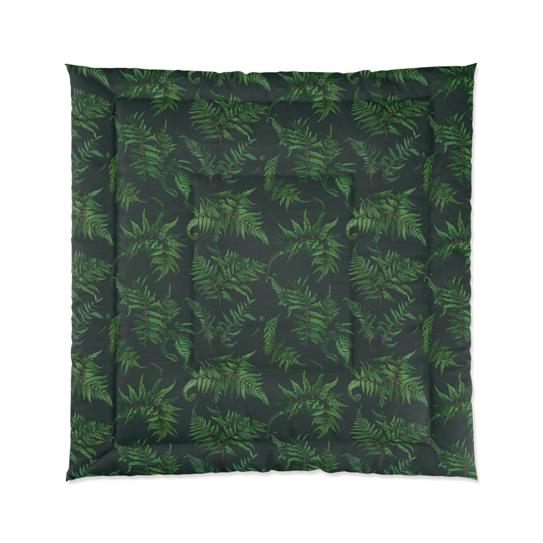 Tropical Leaf Comforter, Cozy Bedspread for Plant Lovers, Nature-Themed Bedding, Summer Decor, Greenery Home Accents, Gift Idea for New Home