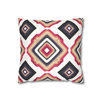 Colorful  Faux Suede Square Pillowcase