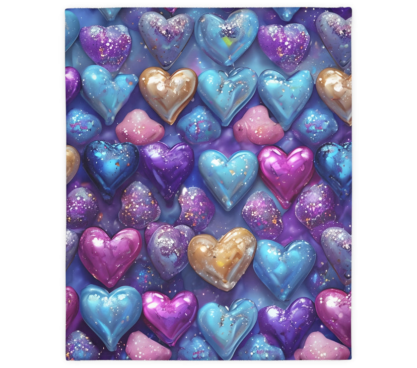 Multi Color Velveteen Microfiber Blanket (Two-sided print)