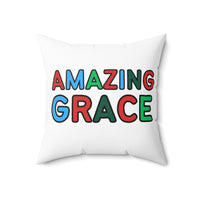 Amazing Grace Polyester Square Pillow