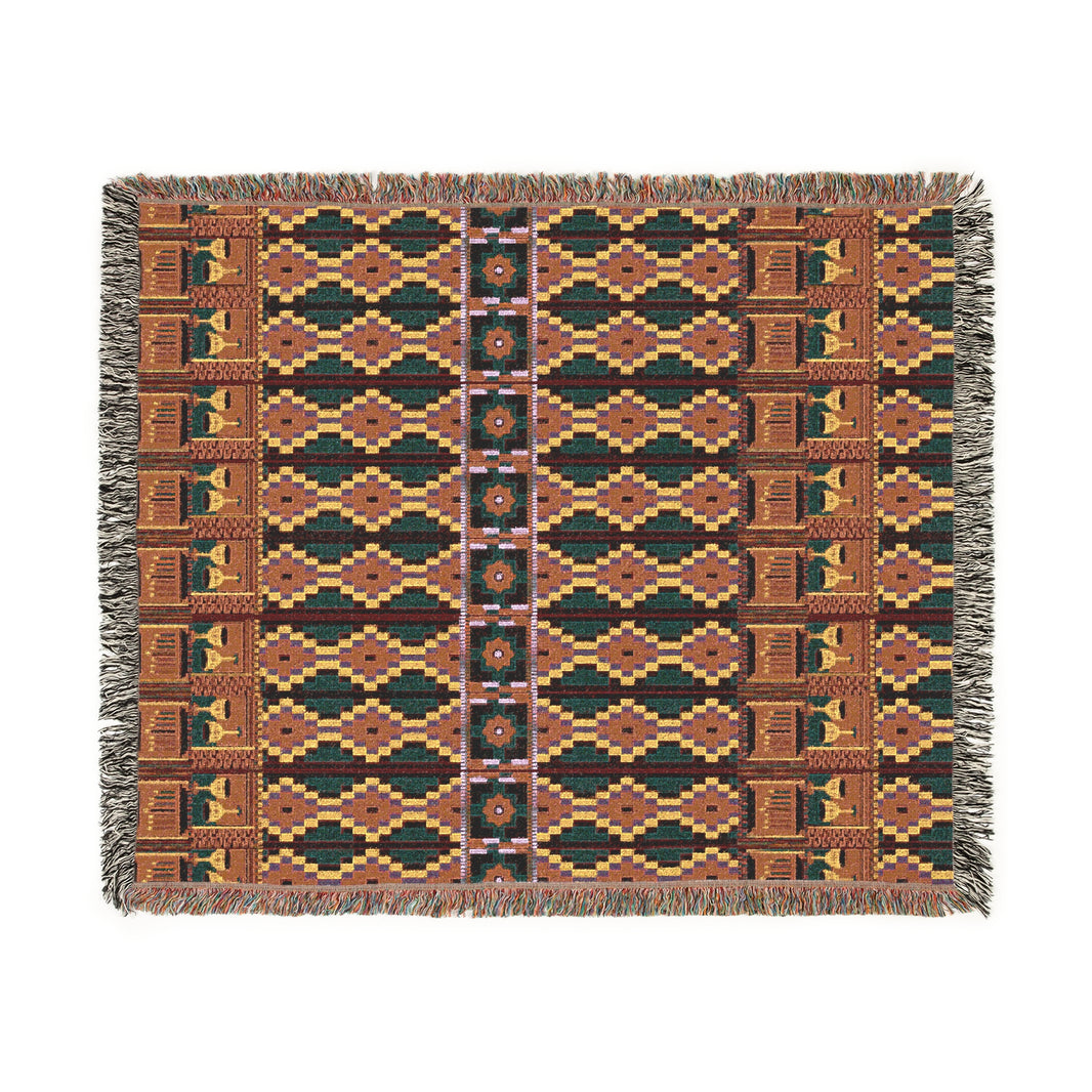 Colorful Woven Blanket, Cozy Home Decor, Boho Throw, Warm Gift, Blanket for Picnics or Movie Nights