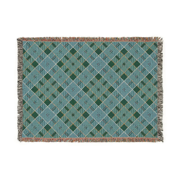 Cozy Woven Blanket, Boho Throw, Home Decor, Farmhouse Accent, Perfect for Housewarming, Modern Living Room