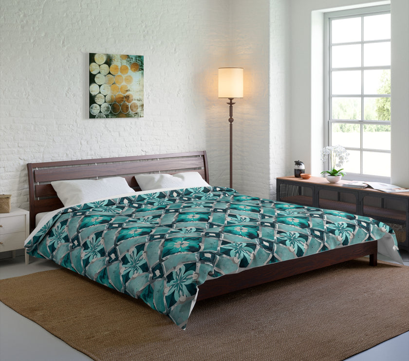 Bohemian Comforter, Stylish Bedspread for Cozy Bedrooms, Floral Patterned Bedding for Home Decor, Perfect for Gifting