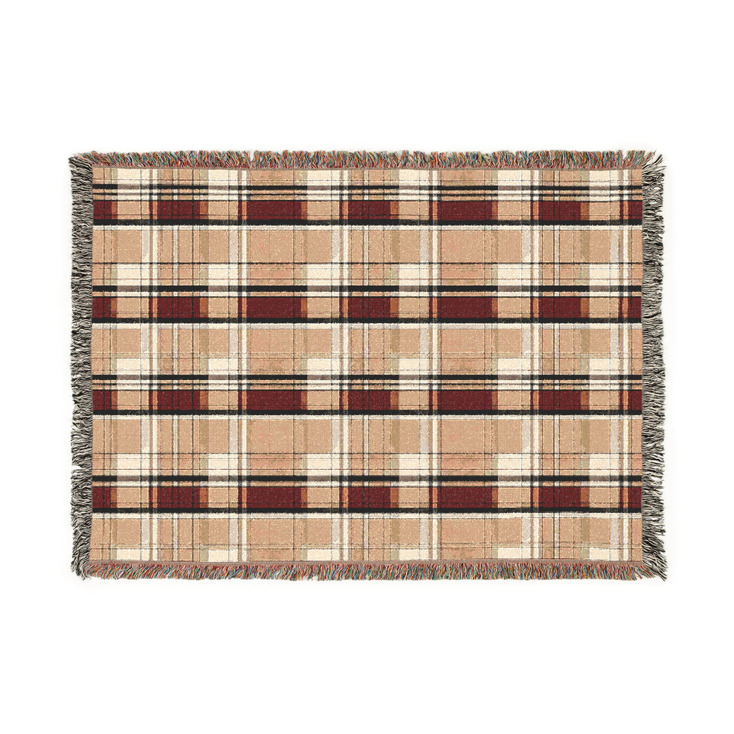 Cozy Plaid Woven Blanket | Perfect for Home Decor, Gifts, Picnics, & Winter Nights - Stylish Throw for Comfort