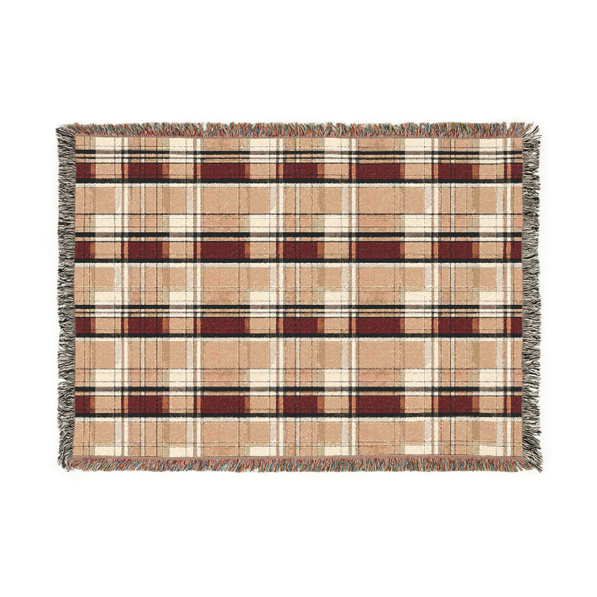 Cozy Plaid Woven Blanket | Perfect for Home Decor, Gifts, Picnics, & Winter Nights - Stylish Throw for Comfort