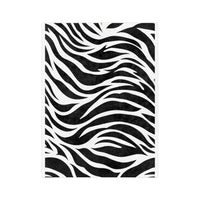 Black and White | Zebra Lines Velveteen Microfiber Blanket