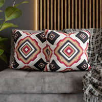 Colorful  Faux Suede Square Pillowcase
