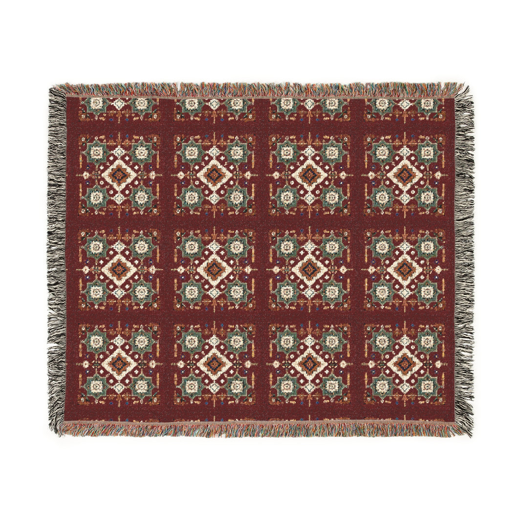 Cozy Vintage Woven Blanket, Boho Throw for Home Decor, Warm Gift for Friends, Perfect for Picnics, Camping & Holidays, Relaxing Nights