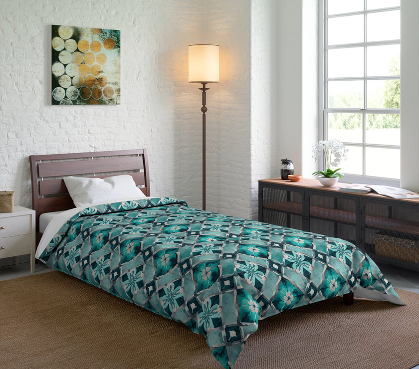 Bohemian Comforter, Stylish Bedspread for Cozy Bedrooms, Floral Patterned Bedding for Home Decor, Perfect for Gifting