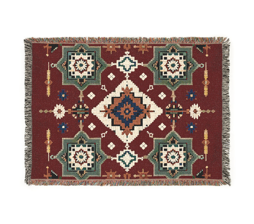 Woven Blanket - Ethnic Themed Home Decor