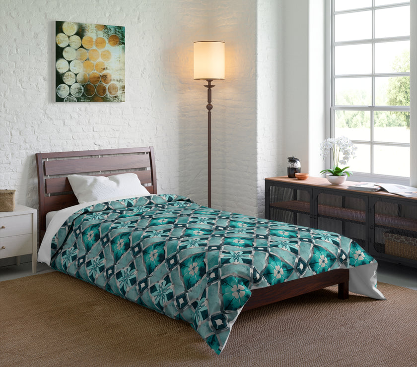 Bohemian Comforter, Stylish Bedspread for Cozy Bedrooms, Floral Patterned Bedding for Home Decor, Perfect for Gifting