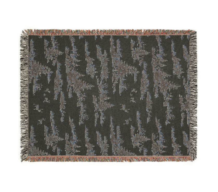 Cozy Woven Blanket for Nature Lovers, Perfect for Home Decor, Camping, Picnics, Gifts, and Cozy Nights