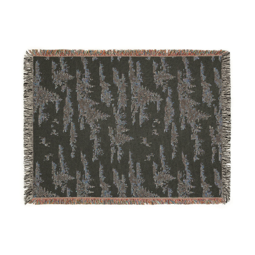 Cozy Woven Blanket for Nature Lovers, Perfect for Home Decor, Camping, Picnics, Gifts, and Cozy Nights