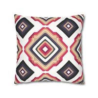 Colorful  Faux Suede Square Pillowcase