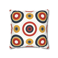 Colorful Faux Suede Square Pillowcase