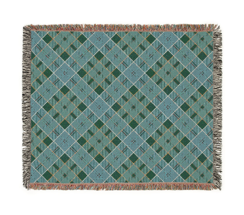 Cozy Woven Blanket, Boho Throw, Home Decor, Farmhouse Accent, Perfect for Housewarming, Modern Living Room