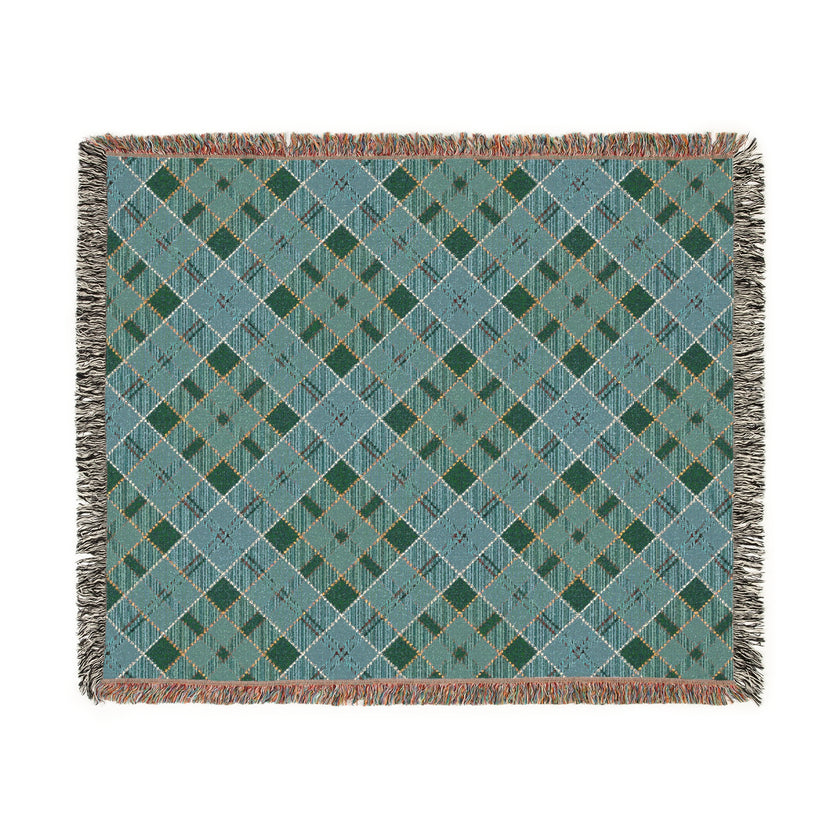 Cozy Woven Blanket, Boho Throw, Home Decor, Farmhouse Accent, Perfect for Housewarming, Modern Living Room