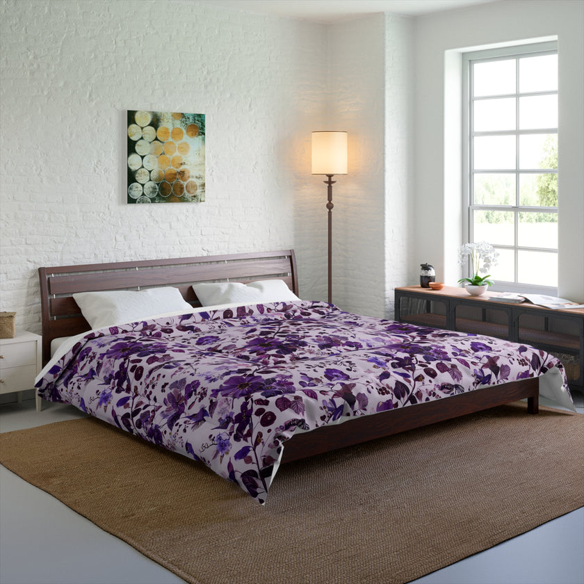 Floral Comforter, Cozy Bedding, Spring Decor, Bedroom Makeover, Gift for Her, Boho Home
