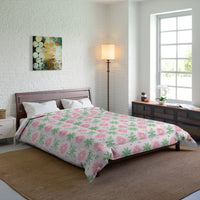 Floral Comforter, Cozy Floral Bedding, Springtime Bedspread, Flower Pattern Comforter Set, Boho Home Decor, Dorm Room Essentials