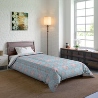 Floral Pattern Comforter | Cozy Bedroom Decor, Lightweight Bedding, Boho Chic Style, Spring Refresh, Housewarming Gift