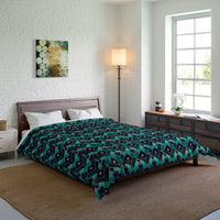 Geometric Pattern Comforter - Cozy Bedding for Home Decor, Modern Bedroom, Gift for New Homeowners, Stylish Room Makeover, Perfect for Bed