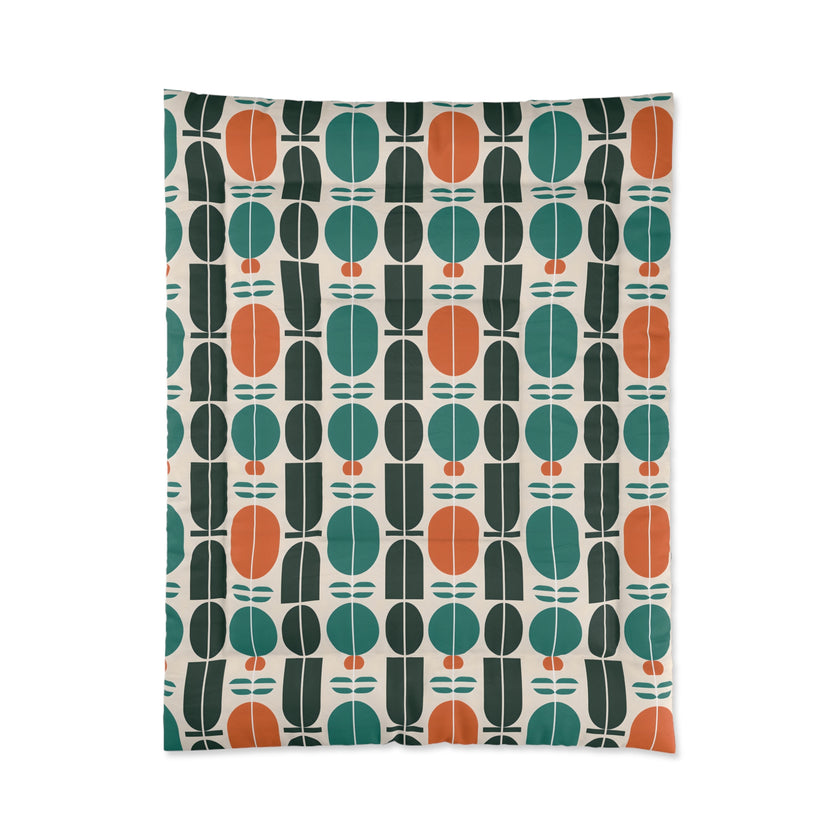 Boho Geometric Comforter - Cozy Bedding, Modern Throw Blanket, Home Decor, Gift for Him/Her, Bedroom Makeover