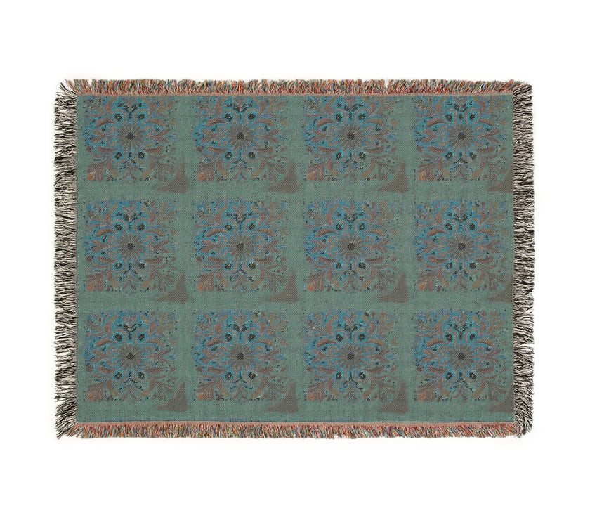 Bohemian Woven Blanket, Cozy Home Decor, Warm Throw, Festival Picnic Blanket, Gift for Her, Autumn Vibes, Boho Chic