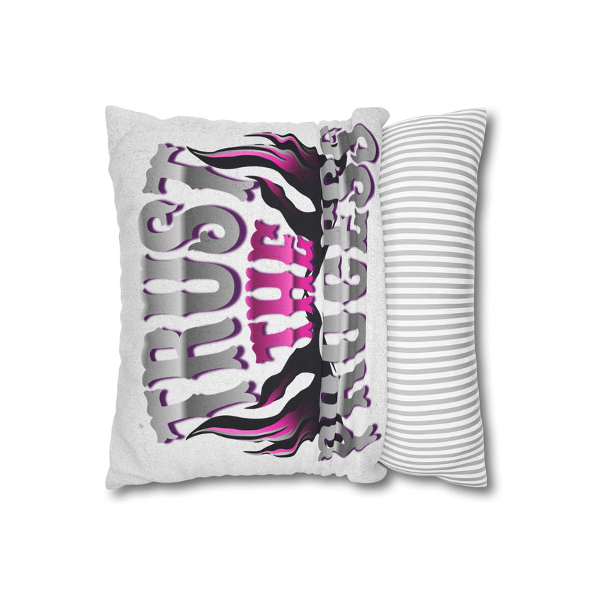 Trust The Progress Square Pillowcase