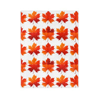 Maple Leaf  Velveteen Microfiber Blanket