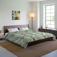 Elegant Green Comforter with Button Design, Cozy Bedding, Soft Home Decor, Modern Bedroom Accents, Perfect Gift for Any Occasion
