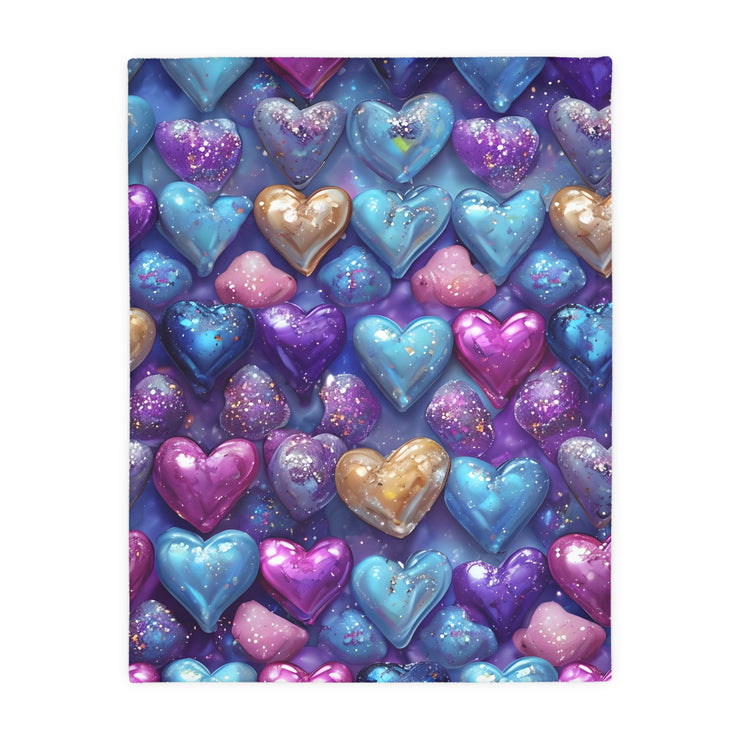 Multi Color Velveteen Microfiber Blanket (Two-sided print)