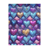 Multi Color Velveteen Microfiber Blanket (Two-sided print)