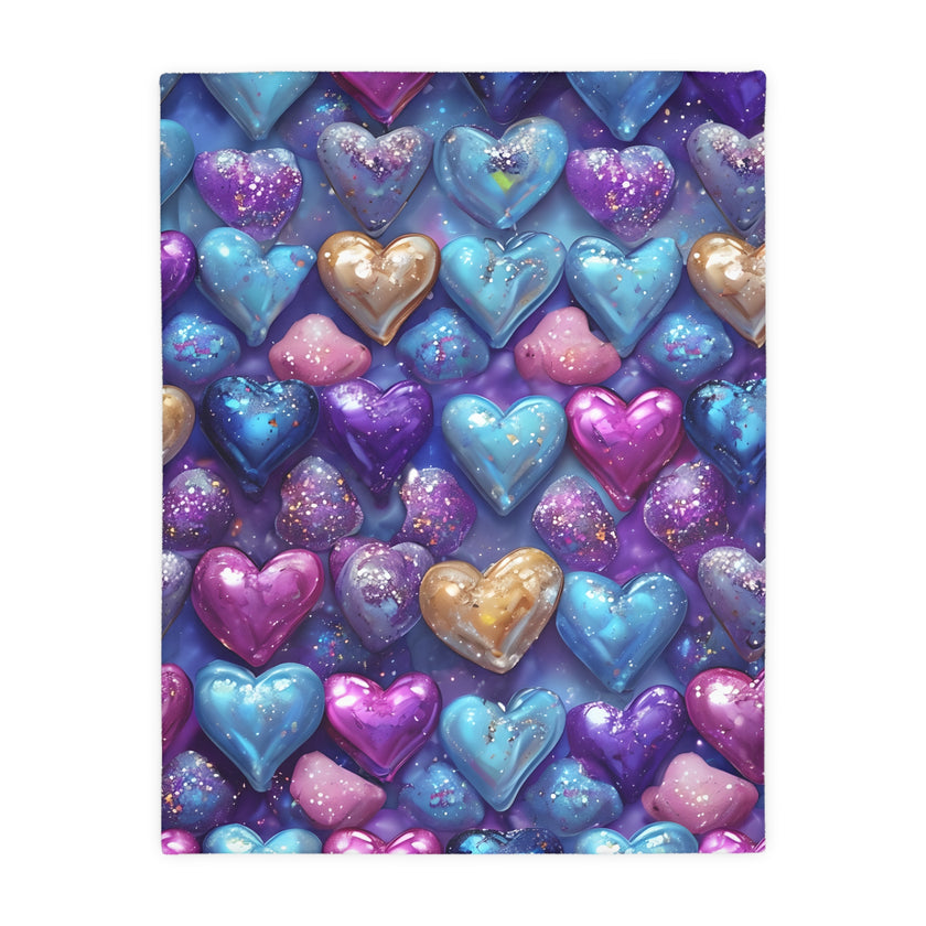 Multi Color Velveteen Microfiber Blanket (Two-sided print)