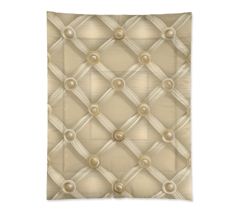 Luxurious Beige Comforter - Cozy Bedding, Elegant Home Decor, Soft & Warm Blanket for Bedrooms, Perfect Gift for Weddings, Housewarming,