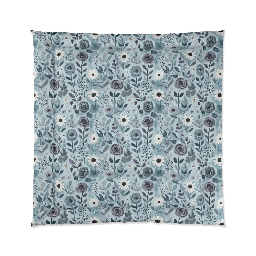 Floral Pattern Comforter - Cozy Bedroom Decor, Soft Floral Bedding, Home Accents, Gift for Her, Spring and Summer Home