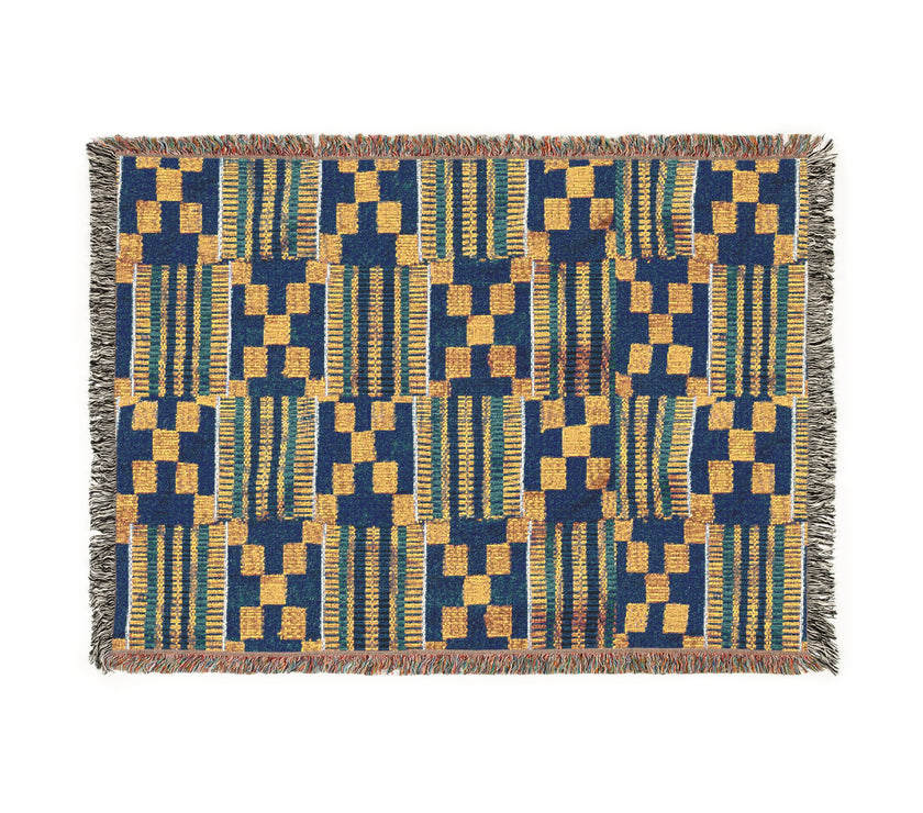 Woven Blanket, Colorful Blanket, Cozy Throw, Home Decor, Bedding, Gift, Multi Colour Pattern