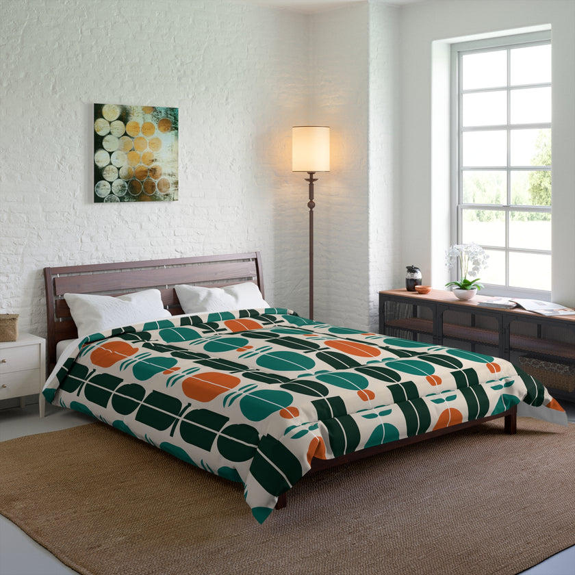 Boho Geometric Comforter - Cozy Bedding, Modern Throw Blanket, Home Decor, Gift for Him/Her, Bedroom Makeover