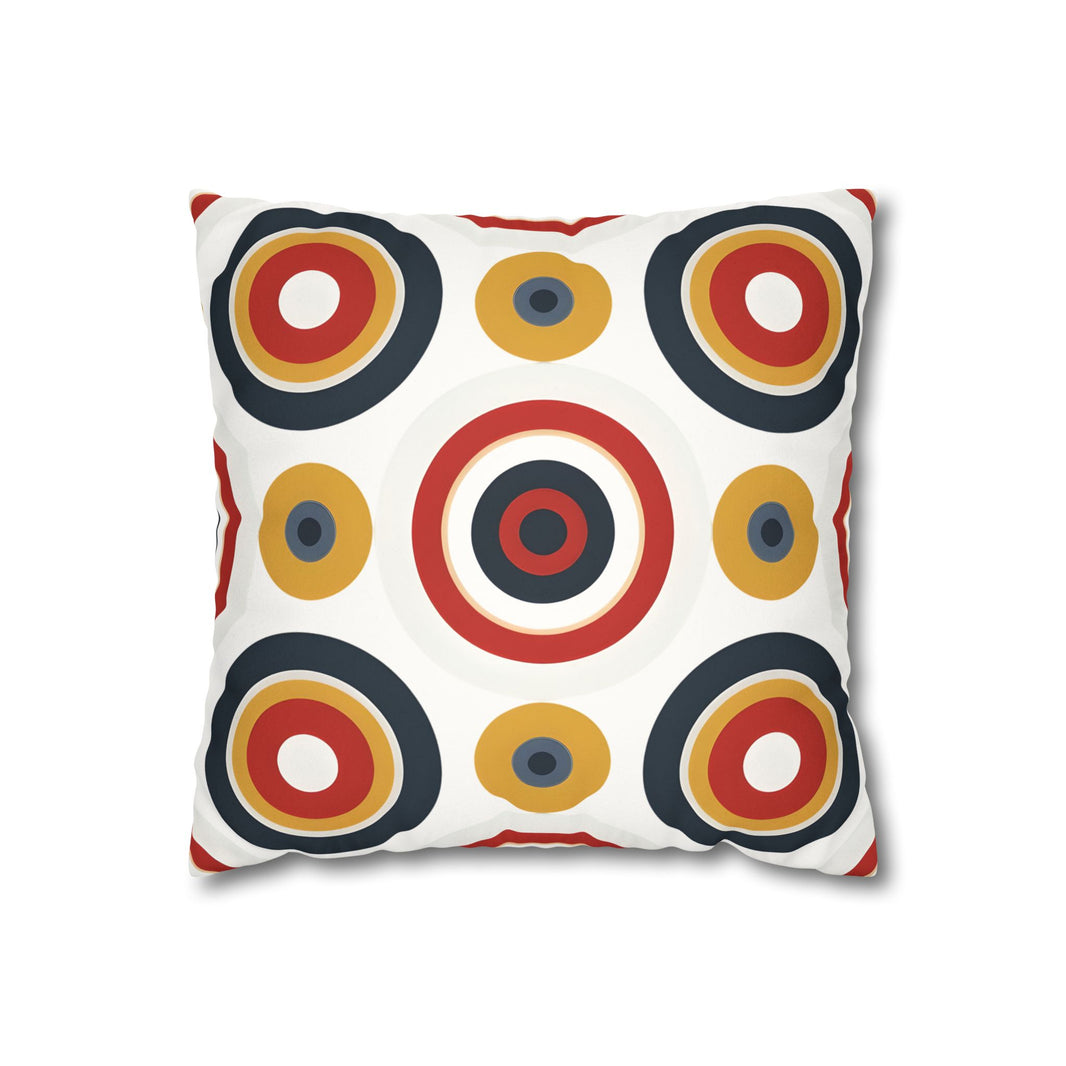 Colorful Faux Suede Square Pillowcase