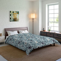 Floral Pattern Comforter - Cozy Bedroom Decor, Soft Floral Bedding, Home Accents, Gift for Her, Spring and Summer Home
