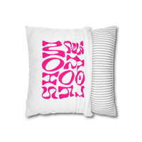 Show Your Love Polyester Square Pillowcase