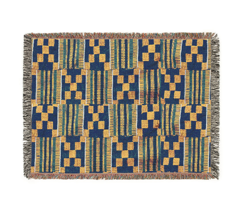 Woven Blanket, Colorful Blanket, Cozy Throw, Home Decor, Bedding, Gift, Multi Colour Pattern