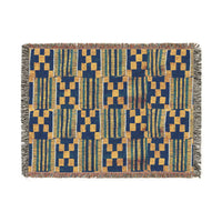 Woven Blanket, Colorful Blanket, Cozy Throw, Home Decor, Bedding, Gift, Multi Colour Pattern